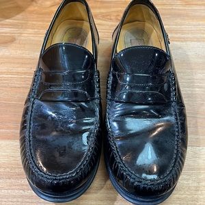 Dolce & Gabbana black patent leather loafers